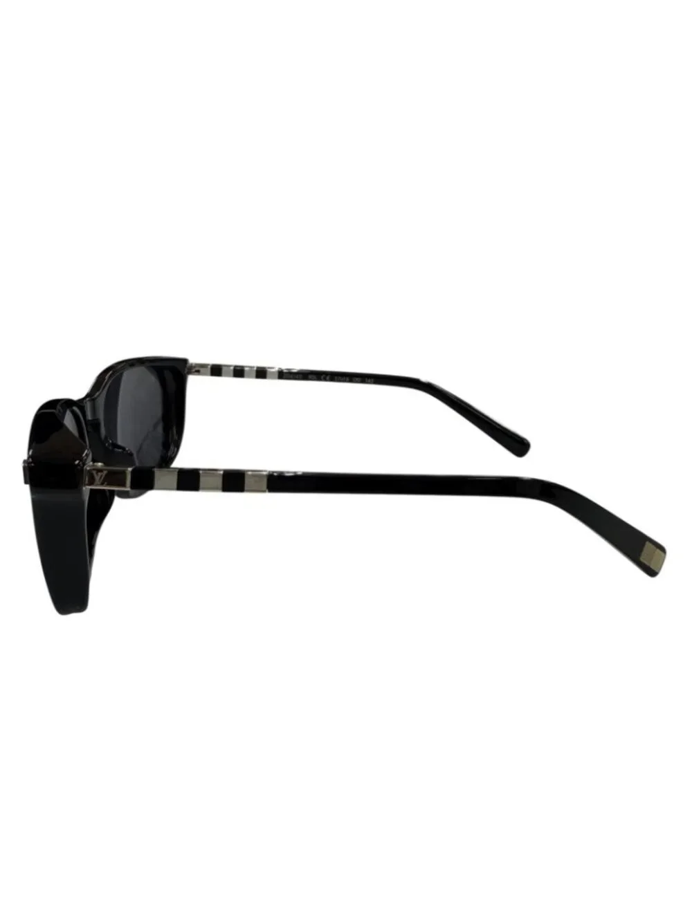 Louis Vuitton Conviction Sunglasses Black Silver 57 18 Demo Lens Eyewear
